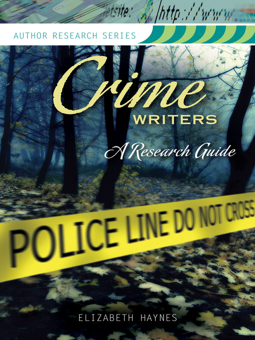 Title details for Crime Writers by Elizabeth Haynes - Available